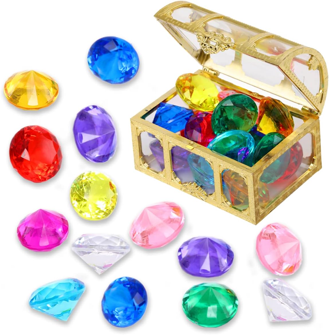 XIJUAN Diving gem Pool Toys Sand Toys - Golden