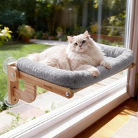 Pecute Foldable Cat Window Perch - Grey / Large