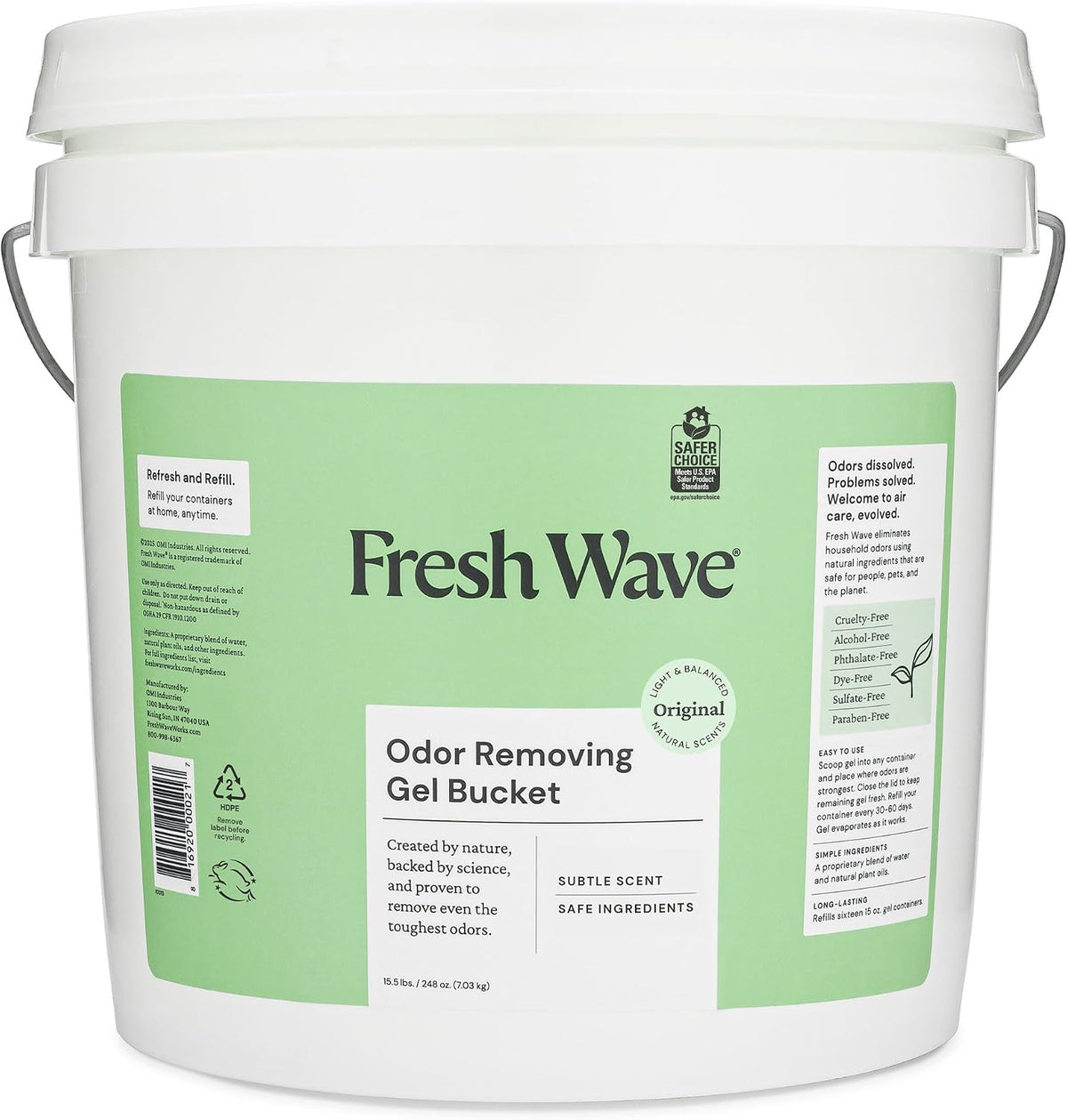 Fresh Wave Lemon Odor Removing Gel Refill - Original / 248 Fl Oz (Pack of 1)