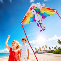 Xida large dragon delta kite for kids, 55 x 61.8 inch ripstop polyester with flying line - view 23