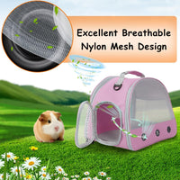 Guinea Pig Carrier Backpack - Pink / Upgraded Mesh - image 3