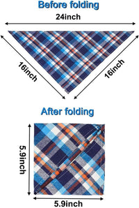 8 Pack Dog Bandanas Large - Large(23.6inch) - image 3