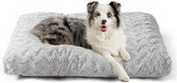 EHEYCIGA Washable XL Dog Beds Large Sized Dog - Grey / 36" x 27" x 3.5"
