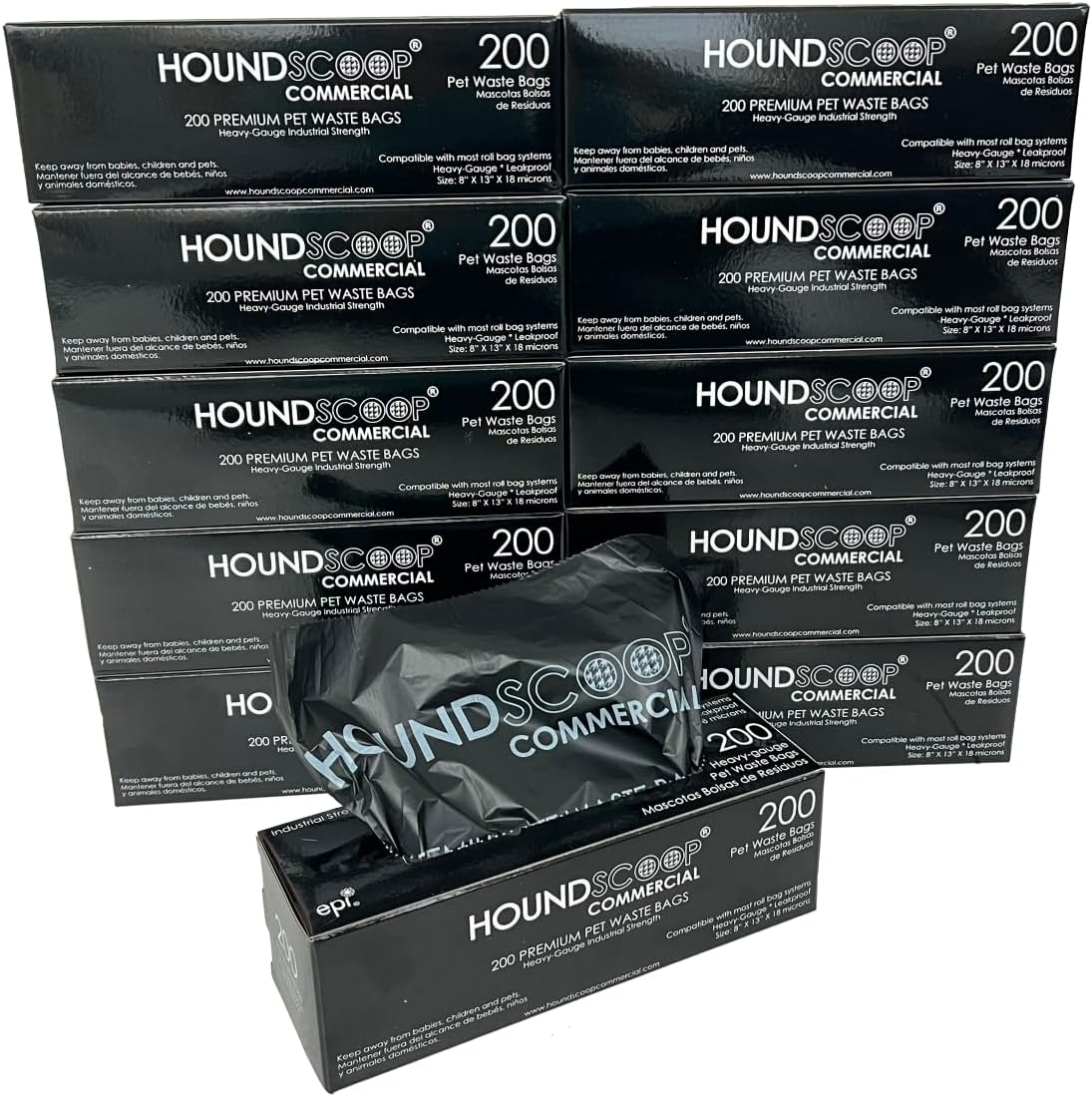 2000 Ct Pet Waste Bags on Roll for Poop Station Dispensers – Essentials for Dogs