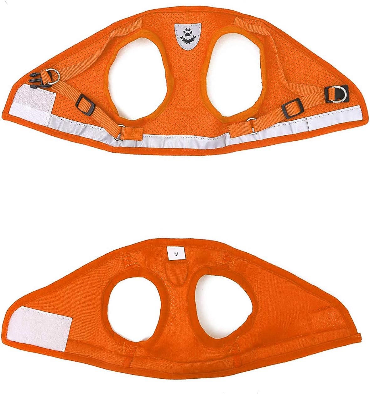 FEimaX Dog Harness and Leash Set for Walking - Orange / Large - image 4