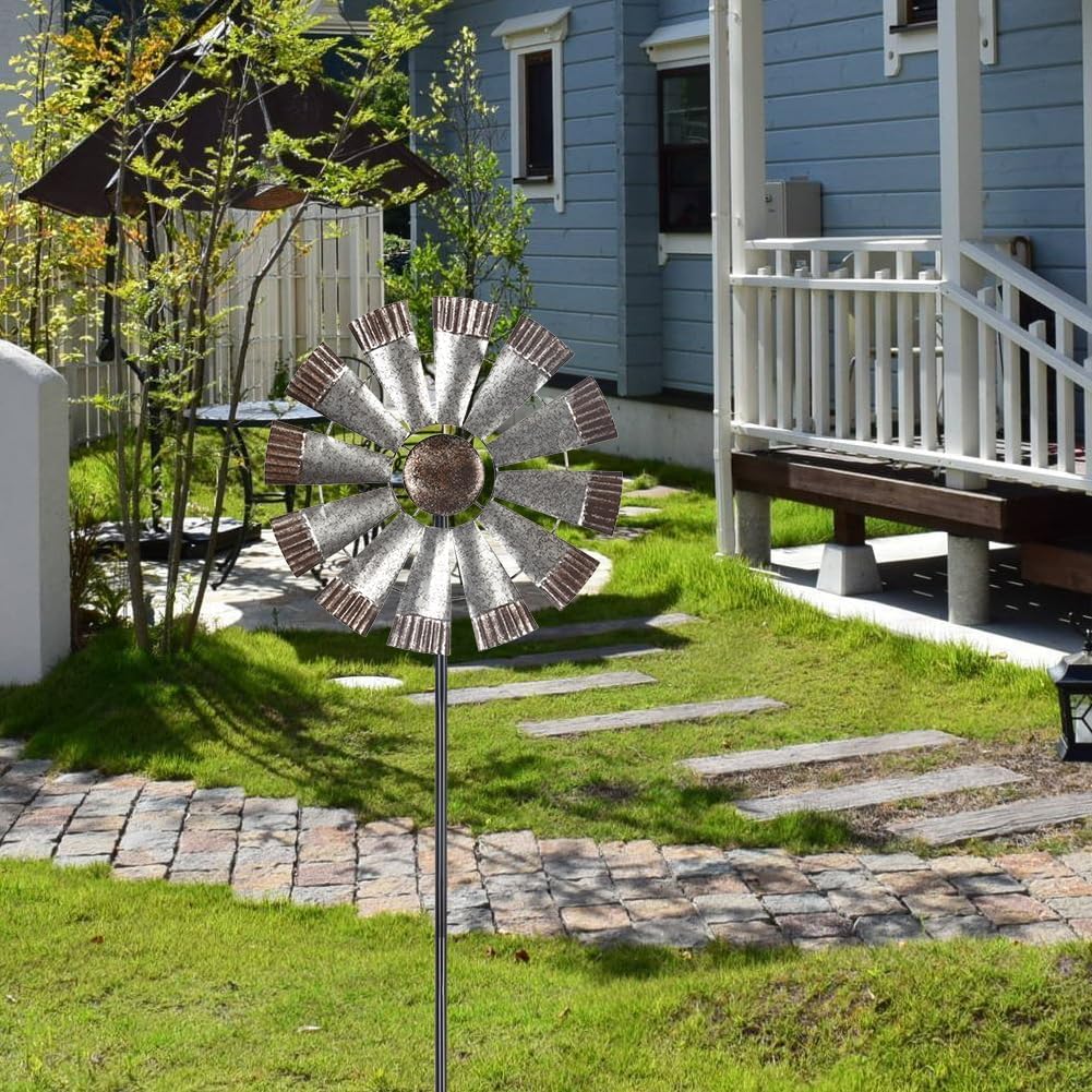 Viveta Wind Spinners Outdoor - Silver-a - image 3