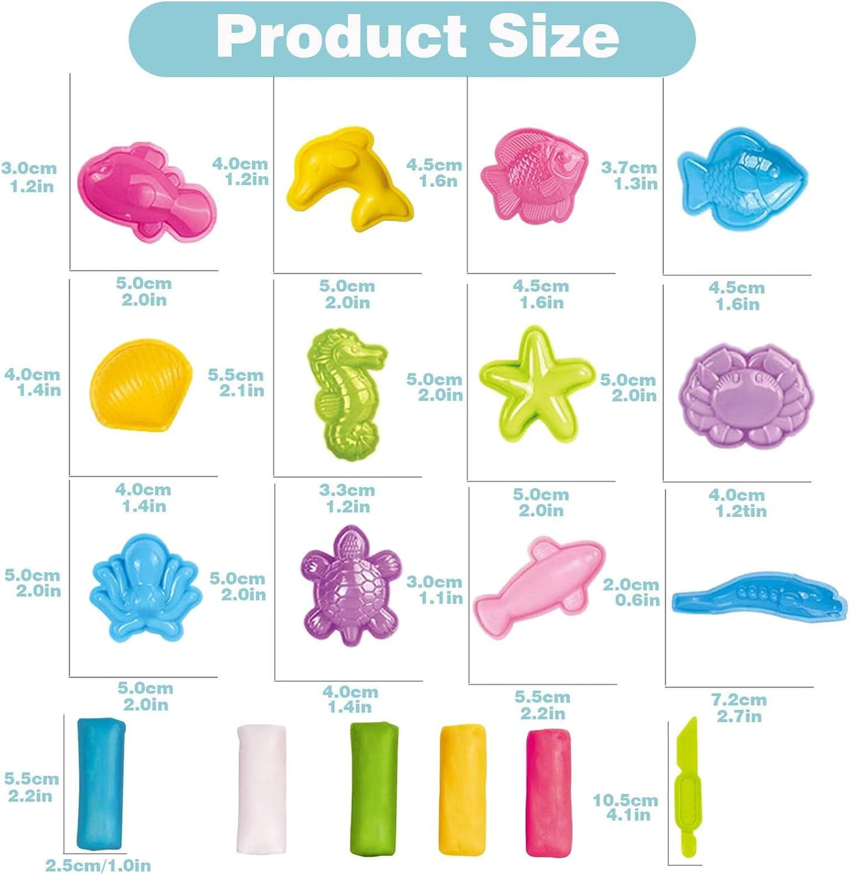Unleash Creativity with 6 Unique Dino Molds Dough Toys Dough - 0cean - image 2