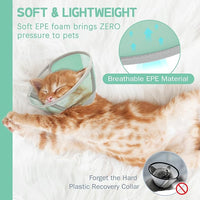 Cat Cone Collar Soft, Cat Recovery Collar for Large Medium Small Cats Kittens, Pet Cone Alternative After Surgery