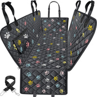 URPOWER Dog Car Seat Cover for Back Seat - Colorful / Standard - 54" Length