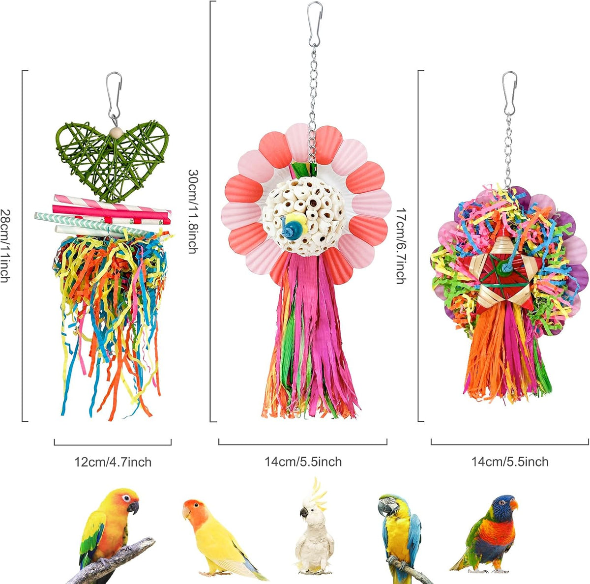 Bird Toys, Conures, Cockatiel, Lovebird Cockatiel - image 2