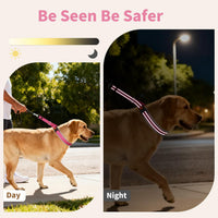 Martingale Dog Training Walking Collar for Pulling, M - Hot Pink / Medium,2.5mm,14.5-18.5"Neck - image 4