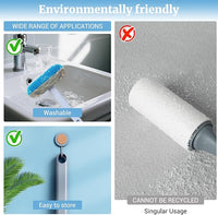 4 in 1 Multifunctional Reusable Pet Hair Remover Brush,Dog & Cat Hair Remover Tool for Couch,Bedding & Carpet,Washable Fur Remover with Dual-Sided Cleaning Brush