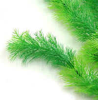 Hamiledyi Aquarium Plants Plastic Decor Fish Tank Green Decorations Plants Ornament Safe for All Fish,Extra Large 23-inch Tall, 2 Pack（Green Style A）