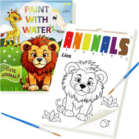 ALNETI Paint with Water Coloring Books for Toddlers - ANIMALS / Art Paper