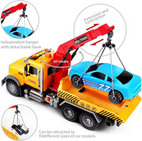 Dwi Dowellin Kid Trucks Toys for Boys Age 3-5 - tow truck - image 4
