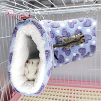 LEFTSTARER Guinea Pig Accessories Sugar Glider Cage Accessories - Purple / Heart - image 3
