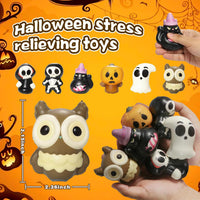 New 6 Packs-Halloween Squishies Toys Slow Rising - 6pcs-3 - image 2