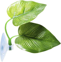 SunGrow Plastic Leaf Plant, Heavy-Duty Ceramic Base - 2 Inches / 2 - image 3