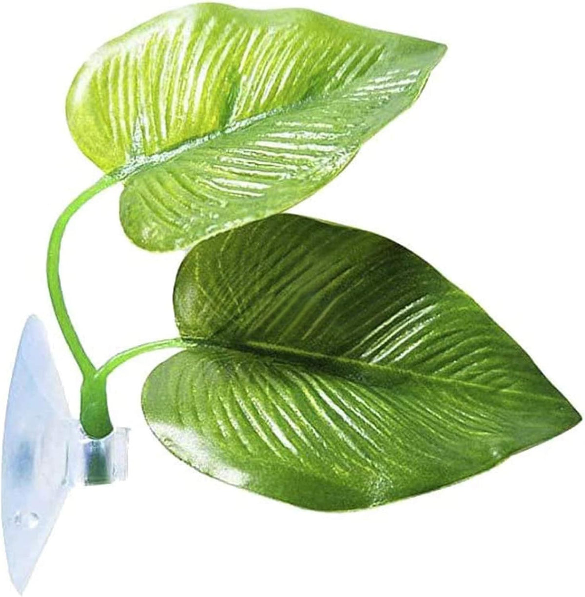 SunGrow Plastic Leaf Plant, Heavy-Duty Ceramic Base - 2 Inches / 2 - image 3