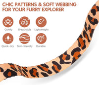 BINGPET Cat Harness with Airtag Holder - Classic Leopard (Buckles on Neck & Chest) - image 2