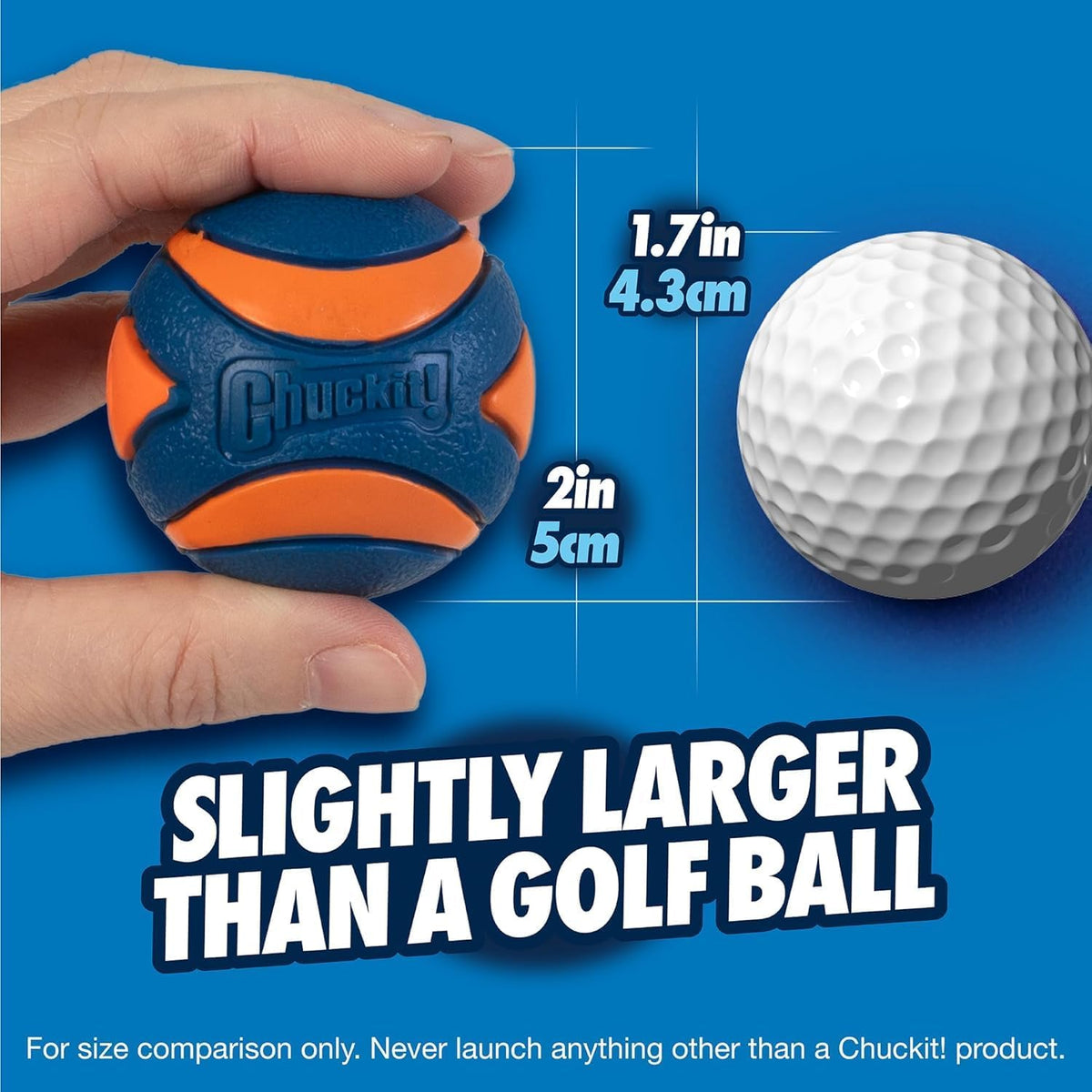 Chuckit! Ultra and Rugged Dog Balls, High-Bounce Fetch, Set of 3 - Small (2") / Fetch Pack 1 - image 3