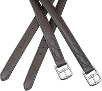 Jeereal Stability English Stirrup Leathers with Strong Nylon Core for Equestrian Riding