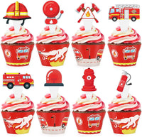 Hxezoc football cupcake toppers and wrappers set with brown and green football designs - view 6