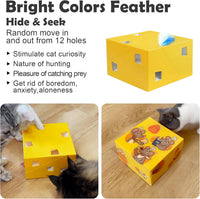 Interactive Cat Toys -Migibox for Indoor Bored Cats - Yellow Plus / X Large - image 4