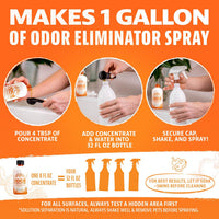 Angry Orange Pet Odor Eliminator Concentrate - Fresh / 8 Fl Oz (Pack of 1) - image 3