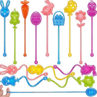 36 Pack Halloween Sticky Hands Toys Spider Web Cat Bat Pumpkin Candy - Easter Sticky Hand 24