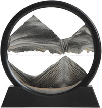 Moving Sand Art Liquid Motion - 7 inch / Black