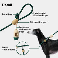 VETRESKA Hands-Free Dog Leash - Santal Forest Green - image 4