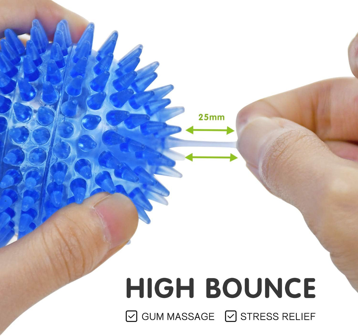 Squeaky Balls for Pet Small Puppy - Small Set of 3 / Multi - image 3
