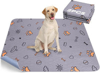 Washable Pee Pads for Dogs, 2 Pack Large 48"x48" Super Absorbent Reusable Training Pads, 100% Waterproof Non-Slip Crate, Whelping, Playpen Mat Bed - Dog Products