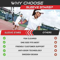 Sleeve Stars Tennis Elbow Brace for Women - Adjustable Tennis Elbow Strap, Golfers Elbow Brace for Men, Counterforce Brace for Tennis Elbow for Tendonitis Relief, Fits 9"-23" (Pair/Hot Pink)