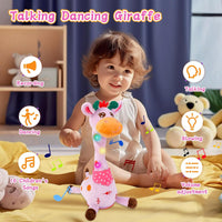 Dancing Talking Giraffe Toy, Singing Giraffe Baby Toys for Kids – Fun for Kids & Family - Purple Giraffe - image 2