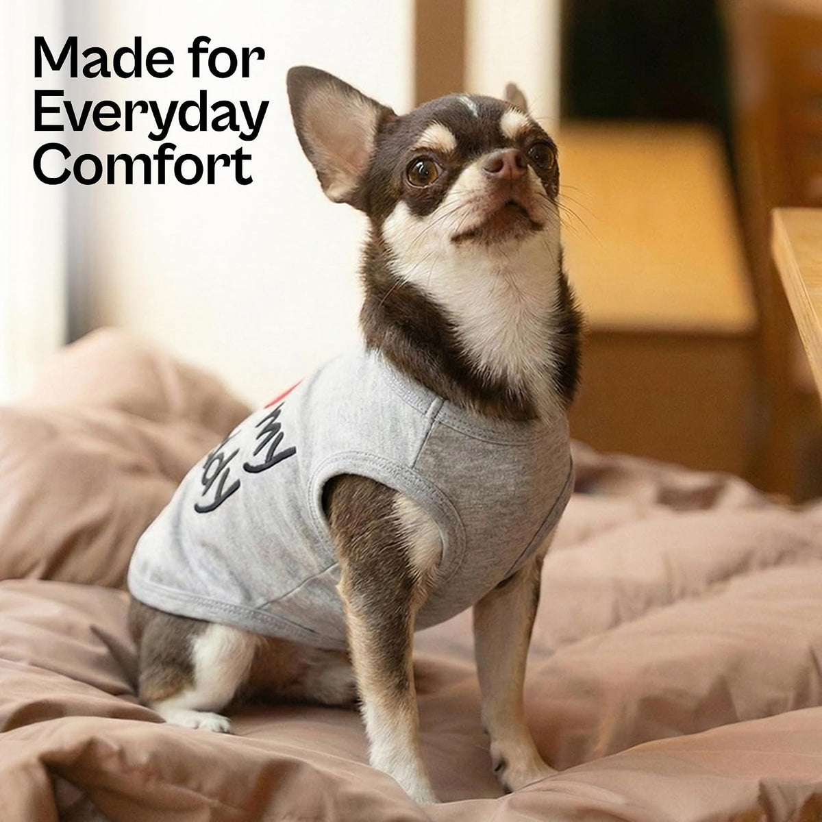 Parisian Pet Dog Shirt, 100% Cotton Shirts for Medium Dogs - I Love My Daddy / 4X-Large (65-110lbs) - image 4