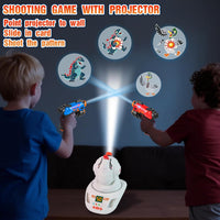 HISTOYE mini laser tag guns set of 2 with projector and 4 team colors - view 2