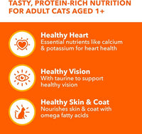 IAMS Perfect Portions Healthy Adult Wet Cat Food Pate, Salmon and Tuna Recipe Variety Pack, 2.6 oz. Twin-Pack Trays (24 Count, 48 Servings)