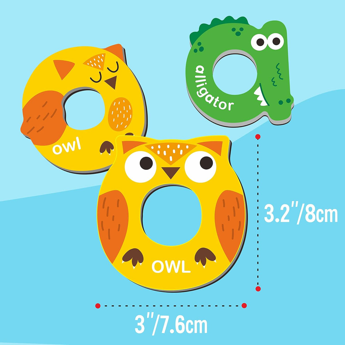 Large Size Magnetic Letters - Uppercase + Lowercase Letters - image 4