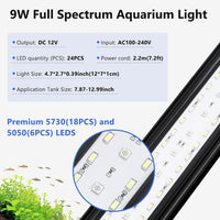 fishkeeper Clip On Aquarium Light - For 7.87-12.99 inch Fish Tanks - image 3