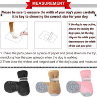 QUMY Dog Shoes for Small Dogs Hot Pavement Puppy Dog Boots & Paw - Pink / size 5: 2.25"x1.78"(L*W) - image 2