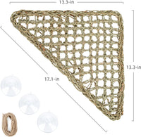 Niteangel Bearded Dragon Seagrass Hammock: Triangle 17'' x 12.5'' – Essentials for Reptiles And Amphibians - Triangle 17'' x 12.5'' - image 2
