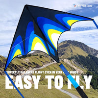Kite, Large Delta Kites for Kids and Adults - Blue - image 2