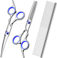 Dog Grooming Scissors Kit - Blue / 4
