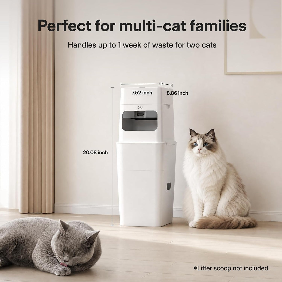 GKJ Cat Litter Refill Bags - Refill Bags for 11.2L - image 3