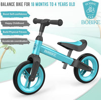 Bobike Toddler Balance Bike Toys for 1 to 4 Year Old Girls Boys - Blue - image 2