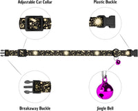 4PCS Breakaway Cat Collars with Bell - Nature - image 4