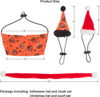 Halloween Christmas Bearded Dragon Costume Clothes, 2 Set – Essentials for Reptiles And Amphibians - image 3