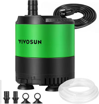 VIVOSUN 400GPH Sub Water Pump for Fish Tank, Pond, Aquarium - 5"×4"-400